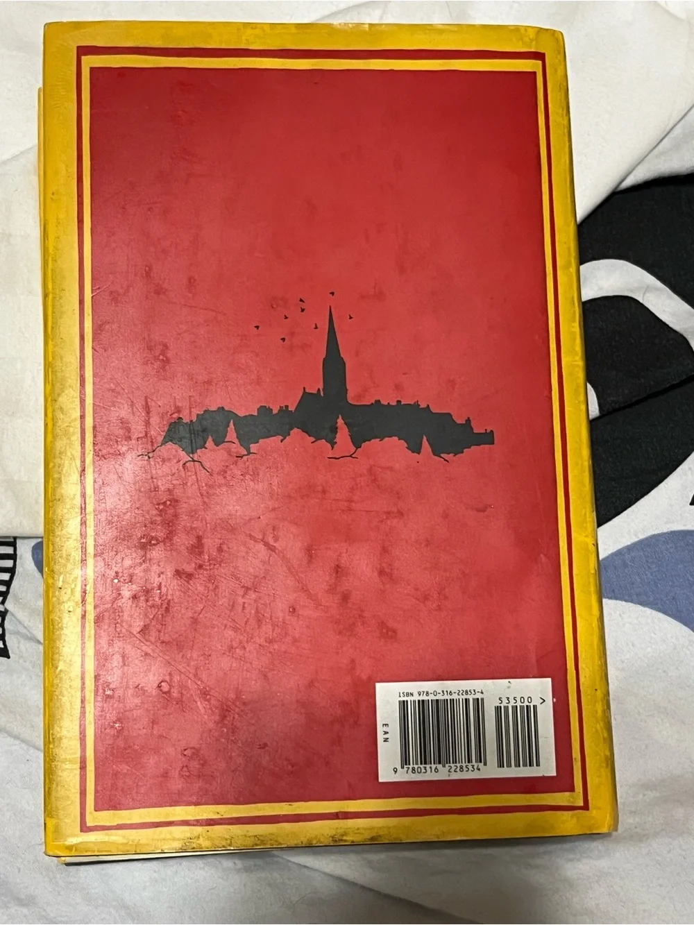 J.K. Rowling “The Casual Vacancy” Book - Hard Cover Red & Yellow